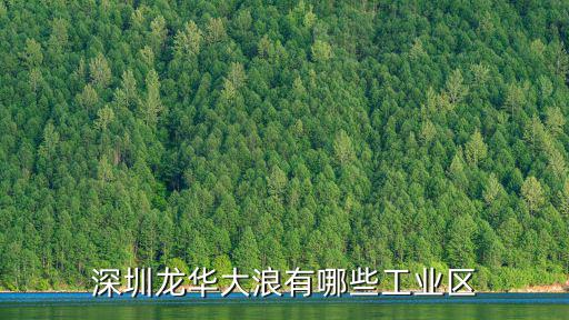 龍華大浪，龍華大浪工業(yè)區(qū)