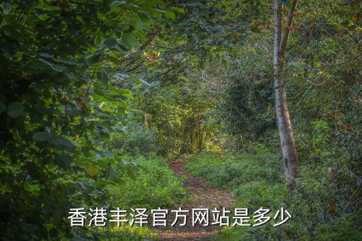 香港豐澤官方網站是多少