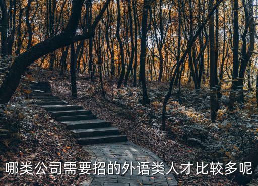 哪類(lèi)公司需要招的外語(yǔ)類(lèi)人才比較多呢