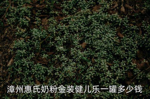漳州惠氏奶粉金裝健兒樂(lè)一罐多少錢