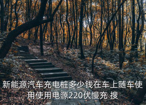 新能源汽車充電樁多少錢在車上隨車使用使用電源220伏慢充 搜