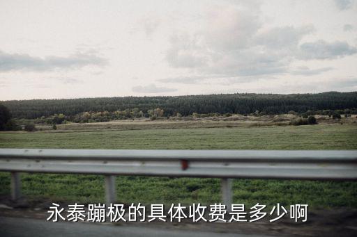 永泰蹦極的具體收費(fèi)是多少啊