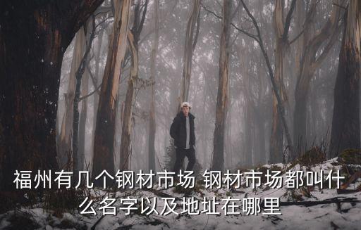 福州有幾個鋼材市場 鋼材市場都叫什么名字以及地址在哪里