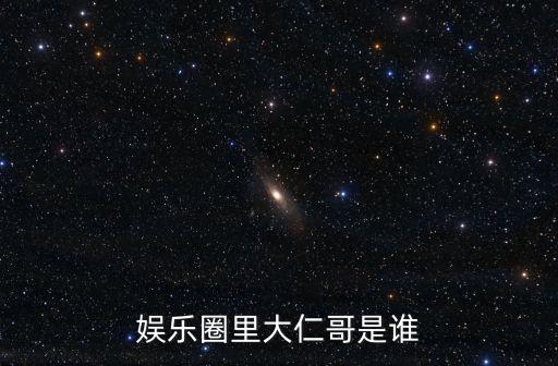娛樂圈里大仁哥是誰