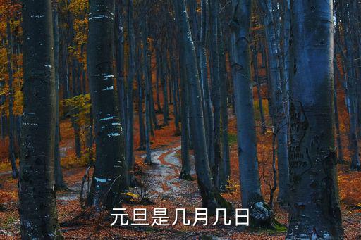 元旦是幾月幾日