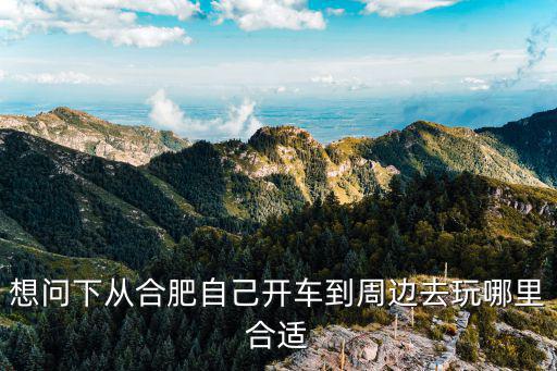 想問(wèn)下從合肥自己開(kāi)車到周邊去玩哪里合適