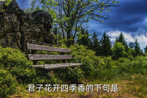 君子花開四季香的下句是