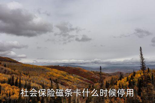 社會保險(xiǎn)磁條卡什么時(shí)候停用