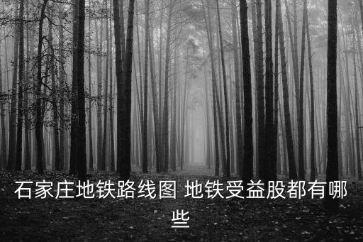 石家莊地鐵路線圖 地鐵受益股都有哪些