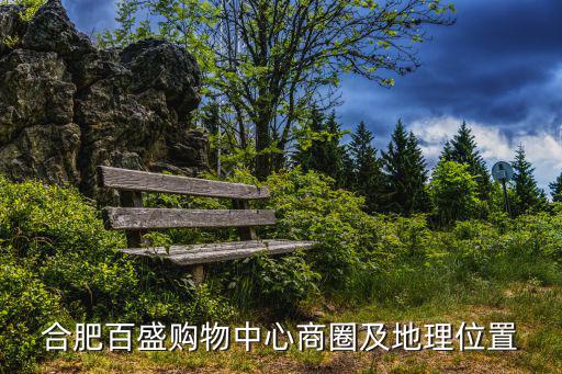 合肥百盛購(gòu)物中心商圈及地理位置