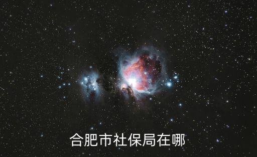 合肥市社保局在哪