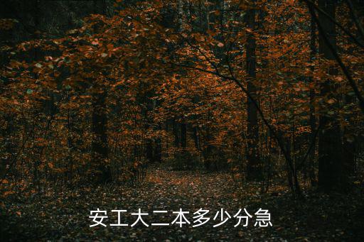 安工大二本多少分急