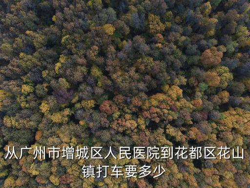 從廣州市增城區人民醫院到花都區花山鎮打車要多少