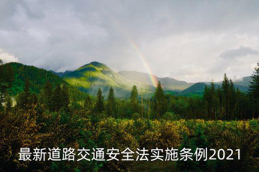 最新道路交通安全法實(shí)施條例2021