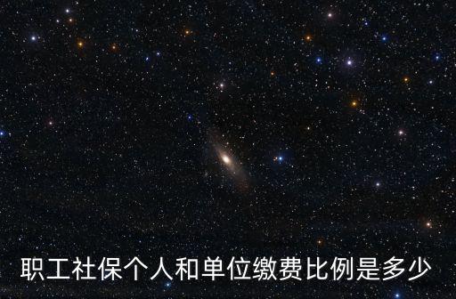 職工社保個人和單位繳費比例是多少