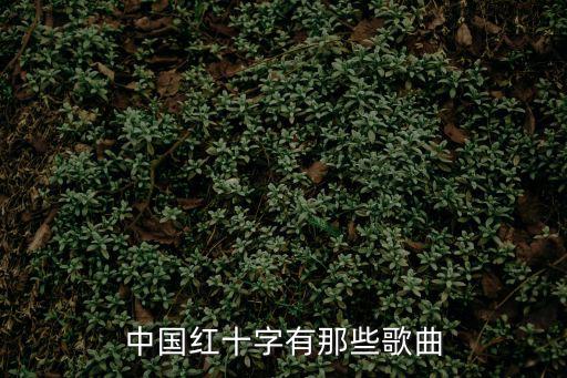 中國紅十字有那些歌曲