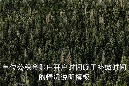 公積金補繳說明，住房公積金補交說明