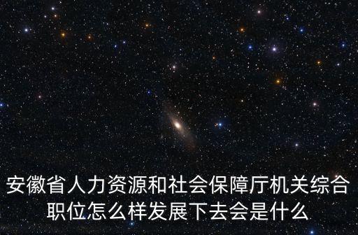 安徽省人力資源和社會保障廳機關綜合職位怎么樣發展下去會是什么