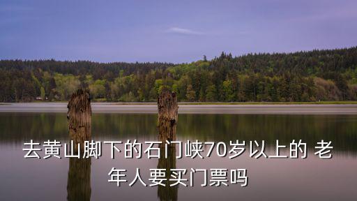 去黃山腳下的石門峽70歲以上的 老年人要買門票嗎