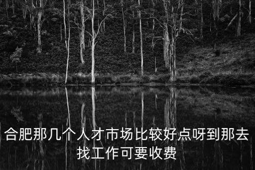 合肥求職，在合肥去哪里找工作比較方便