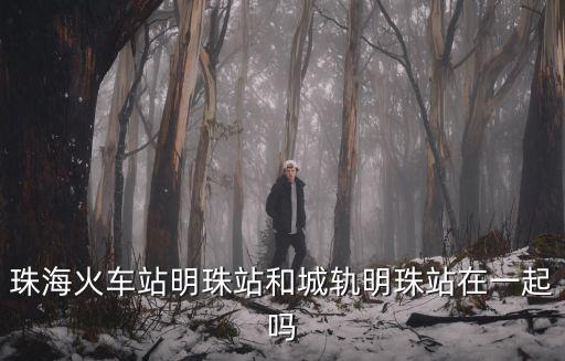 明珠站，珠海火車站明珠站和城軌明珠站在一起嗎