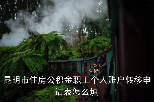 昆明市住房公積金職工個人賬戶轉移申請表怎么填