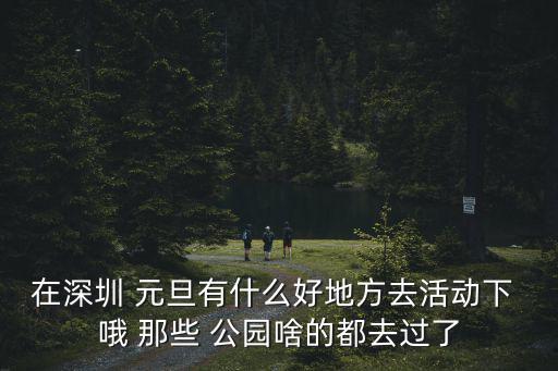 深圳元旦活動，深圳元旦有什么節目