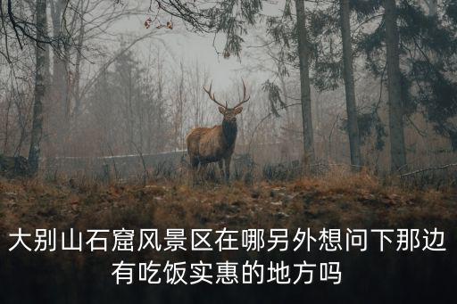 大別山石窟風景區(qū)，皖西大裂谷風景區(qū)和大別山石窟風景區(qū)哪個好玩啊