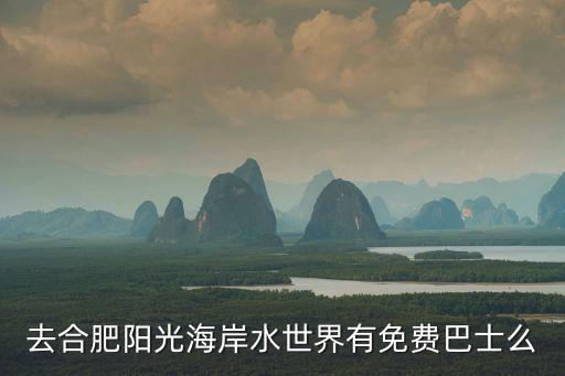 合肥陽光海岸水世界，去合肥陽光海岸水世界有免費巴士么