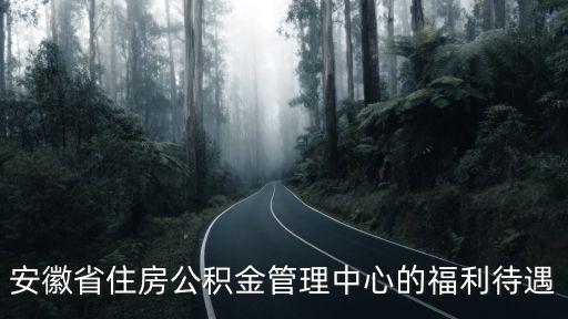 安徽省住房公積金管理中心的福利待遇