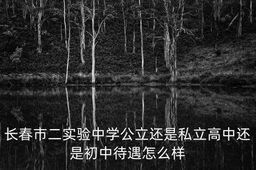 長春市二實驗中學公立還是私立高中還是初中待遇怎么樣