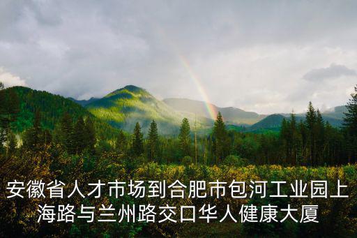 安徽省人才市場，請問安徽省人才市場的具體地址它的全稱是什么急謝了
