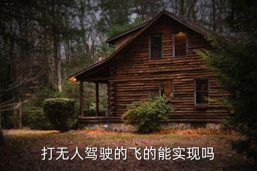 打無人駕駛的飛的能實現嗎