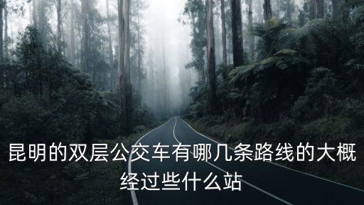 昆明公交車，昆明市總共有多少路公交車