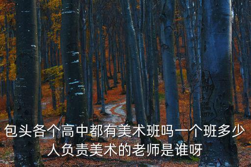 包頭各個高中都有美術班嗎一個班多少人負責美術的老師是誰呀
