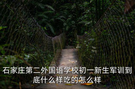 石家莊第二外國語學校初一新生軍訓到底什么樣吃的怎么樣