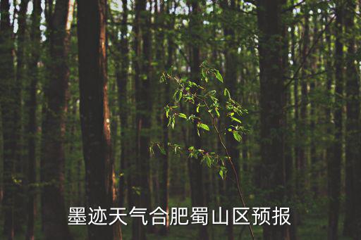 合肥市蜀山區(qū)天氣，墨跡天氣合肥蜀山區(qū)預報