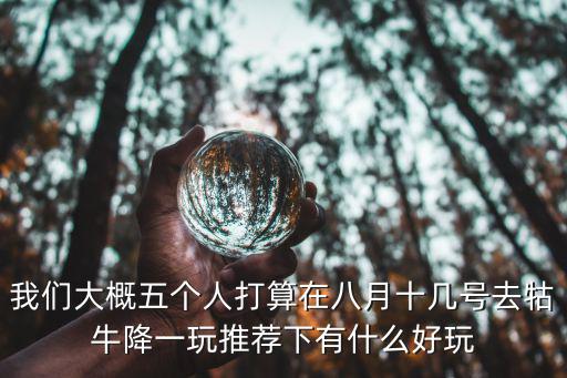 我們大概五個人打算在八月十幾號去牯牛降一玩推薦下有什么好玩