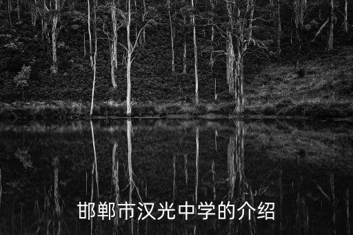 漢光中學，邯鄲市漢光中學的介紹