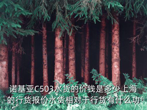 諾基亞C503水貨的價錢是多少上海的行貨報價水貨相對于行貨有什么功