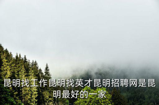 昆明找工作昆明找英才昆明招聘網(wǎng)是昆明最好的一家