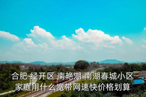 合肥 經(jīng)開區(qū) 南艷湖 南湖春城小區(qū)家庭用什么寬帶網(wǎng)速快價格劃算