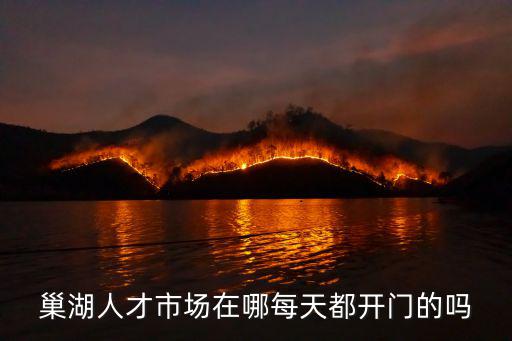 巢湖人才市場在哪每天都開門的嗎