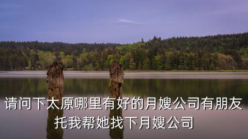 龍華月嫂公司，請問下太原哪里有好的月嫂公司有朋友托我幫她找下月嫂公司