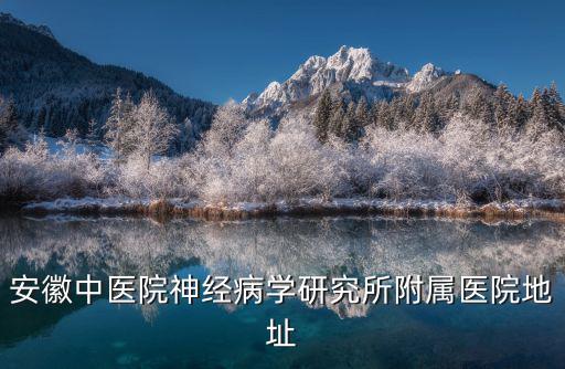 安徽中醫第一附屬醫院，合肥有沒有最好的中醫院