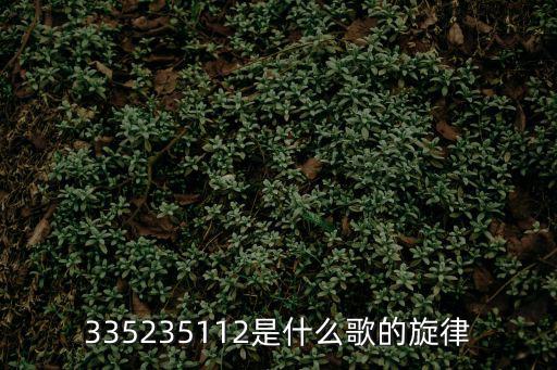 335235112是什么歌的旋律