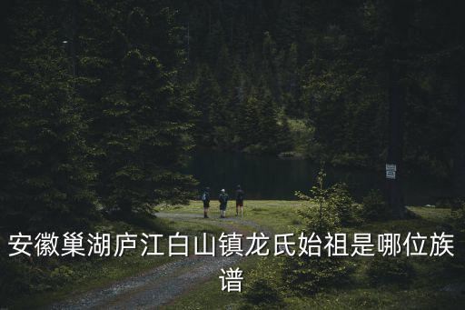 巢湖龍，安徽巢湖廬江白山鎮龍氏始祖是哪位族譜