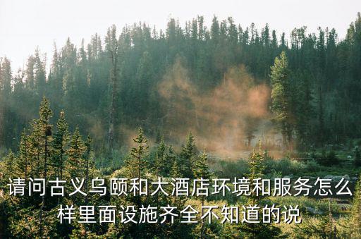 請問古義烏頤和大酒店環境和服務怎么樣里面設施齊全不知道的說
