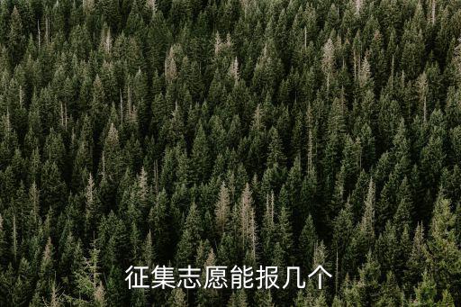 征集志愿能報幾個，征集志愿可以填幾個 有什么技巧