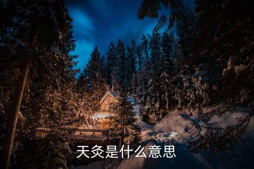 天灸是什么意思